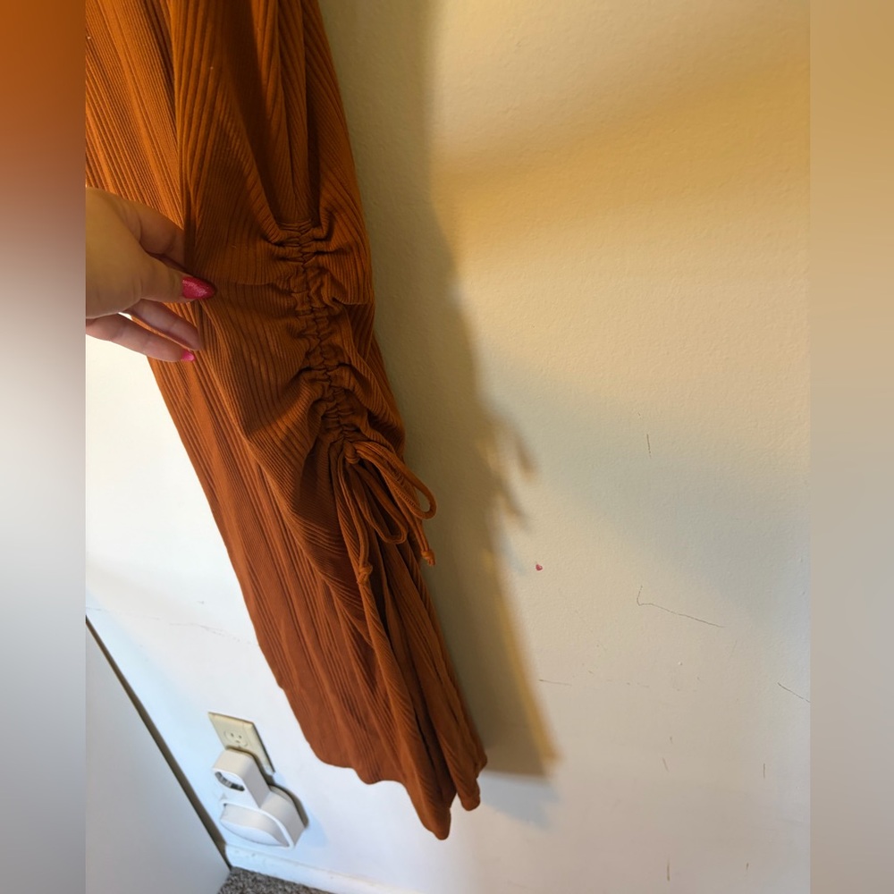 Rust Orange Bodycon - Picture 3 of 5
